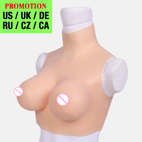 Crossdressers Silicone poitrine formes naturel énorme faux seins Transgenders Crossdressing Cosplay filles U-CHARMMORE ► Photo 1/6