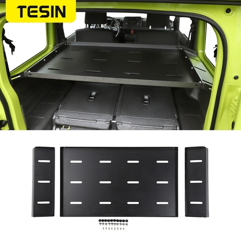 TESIN – porte-bagages arrière pour Suzuki jimny JB74, support de rangement pour coffre arrière de voiture, porte-bagages Cargo pour Suzuki Jimny 2022 ► Photo 1/6