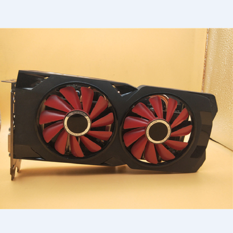 XFX utilisé RX 570 4GB 256bit GDDR5 ordinateur de bureau cartes graphiques de jeu carte vidéo pas d'exploitation minière, RX 570 4G ► Photo 1/6