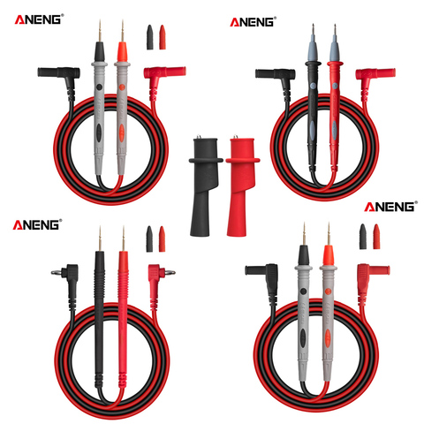 ANENG universel numérique 1000V 10A 20A pointe mince aiguille multimètre Multi mètre Test plomb sonde fil stylo câble multimètre testeur ► Photo 1/6