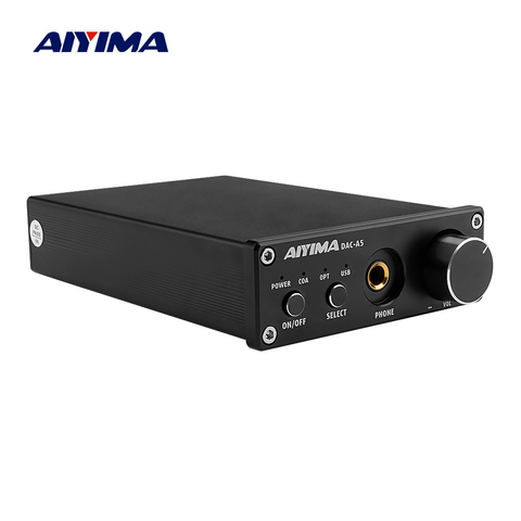 AIYIMA Mini ampli Portable casque HiFi AUX amplificateurs TPA6120 PC-USB DAC décodeur Audio casque Amplificador avec contrôle du Volume ► Photo 1/6