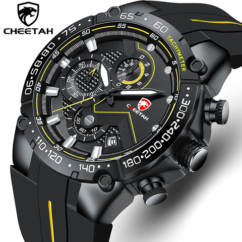 Nouveau hommes montres guépard haut de gamme marque chronographe étanche montre à Quartz pour hommes Date sport horloge mâle Relogio Masculino ► Photo 1/6