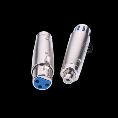 Connecteur adaptateur Audio XLR femelle vers RCA femelle pour Microphone et haut-parleur ► Photo 1/6