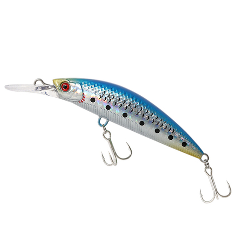 Leurre méné rigide coulant professionnel Swimbait, wobbler, appât artificiel idéal pour la pêche au bar ou au brochet, 70mm, 15g ► Photo 1/5