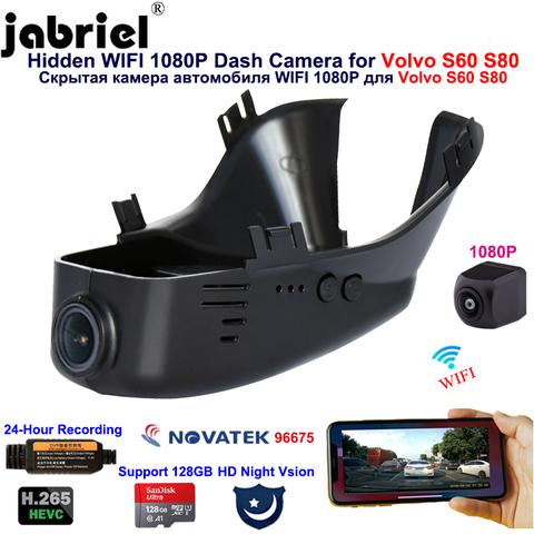 Jabriel – caméra de tableau de bord Full HD 1080P, Wifi, dvr, enregistreur vidéo pour voiture Volvo S80, S60, 2012, 2015, V40, V60, V70, XC60, XC40, XC70, XC90, S40, S90 ► Photo 1/5