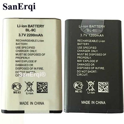 Plaque de chargement de batterie de téléphone portable, Li-ion, Rechargeable, pour TCL CF203C, ZTE ZX380 ZX280, BL-9C ► Photo 1/1