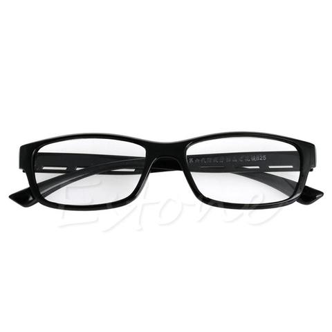 Lunettes de lecture portables unisexe en plastique noir, presbytie + 1.00, + 1.50, + 2.00, + 2.50, + 3.00, + 3.50, + 4.00 ► Photo 1/6