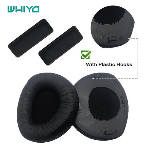 Whiyo oreillettes de remplacement avec crochets en plastique pour Sennheiser RS110 RS160 RS170 RS180 HDR160 HDR170 HDR180 housse de coussin coussinets d'oreille ► Photo 1/6