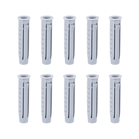 Uxcell – tuyau d'expansion en plastique, 100 pièces de 6mm x 30mm, prise murale d'ancrage en béton, pour la maison, le jardin et le bricolage ► Photo 1/4