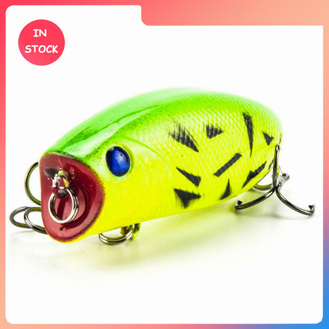 Nouvelle Arrivée 1 pcs 11g 5.5 cm Grand Popper Pêche Leurres 3D Yeux Appât Crankbait Wobblers Tackle Isca Poper japon HQ007 ► Photo 1/6