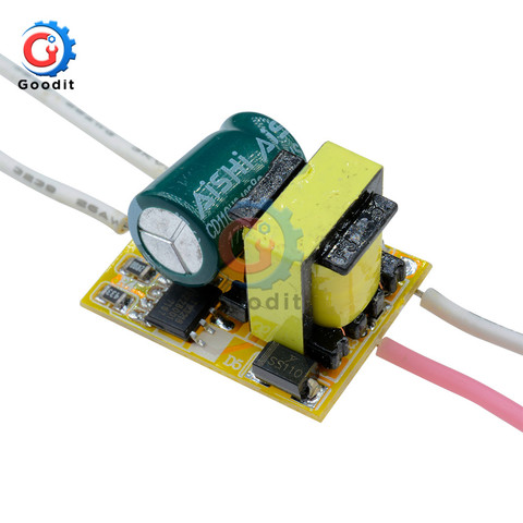 Pilote LED 3W DC 9-12V 100ma, transformateur de lumière à courant Constant, adaptateur d'alimentation pour ampoule LED, bricolage ► Photo 1/6