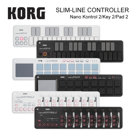 Korg-nanopkey2 nanocontrol2-coussinets MIDI, à ligne fine, 16 trémies, avec câble USB ► Photo 1/5