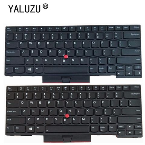 YALUZU – clavier anglais rétro-éclairé, pour Lenovo Thinkpad E480 E485 L480 L380 T490 E490 E495 L490 T495 yoga L390 T480S P43S 01YP360 ► Photo 1/4