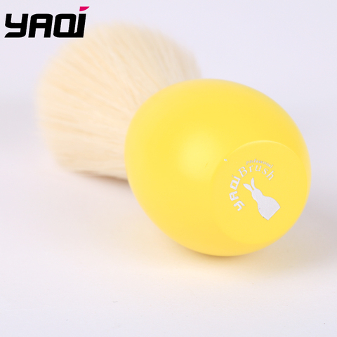 Yaqi lapin cachemire noeud rasage brosse en Version jaune pour le jour de pâques ► Photo 1/6