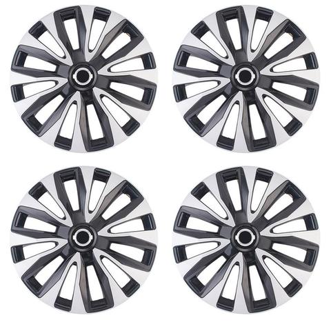 4 pièces/ensemble 14 pouces voiture roue moyeu bouchons universel voiture roue moyeu couverture décorative Auto remplacement Fit R14 pneu ► Photo 1/6