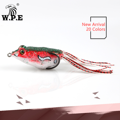 W.P.E-leurre souple en forme de grenouille, appât artificiel de type wobbler, 20 couleurs, 20g, nouveau modèle ► Photo 1/6