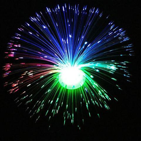 Lampe LED colorée en Fiber optique, en forme d'étoile, de ciel, pour la saint-valentin, décoration d'ambiance pour la maison, Festival nocturne, C2Q6 ► Photo 1/6