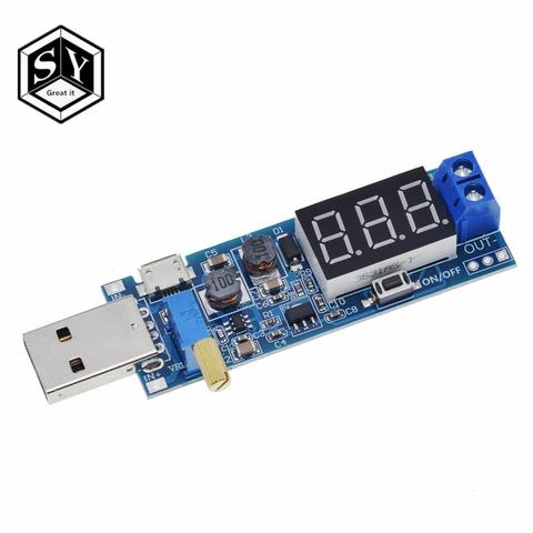 DC-DC 5V à 3.5 V/12 V USB Module d'alimentation haut/bas réglable Boost Buck convertisseur sortie cc 1.2 V-24 V ► Photo 1/6