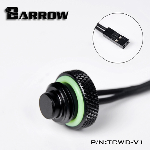 BARROW G1/4 10K, noir argent, bouchon d'étanchéité à température d'arrêt à eau, accessoires d'application PC, raccord TCWD-V1 ► Photo 1/6