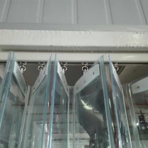 NewTransparent PVC rideau en plastique coupe-vent rideau coulissant pour l'isolation de rideau de porte avec accessoires taille personnalisable ► Photo 1/6