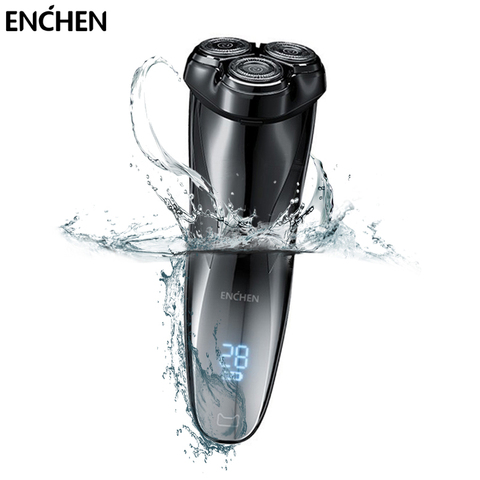 ENCHEN – rasoir électrique blackstone 3 pour hommes, rasoir électronique Rechargeable IPX7, étanche, entièrement lavable, avec écran LCD ► Photo 1/6