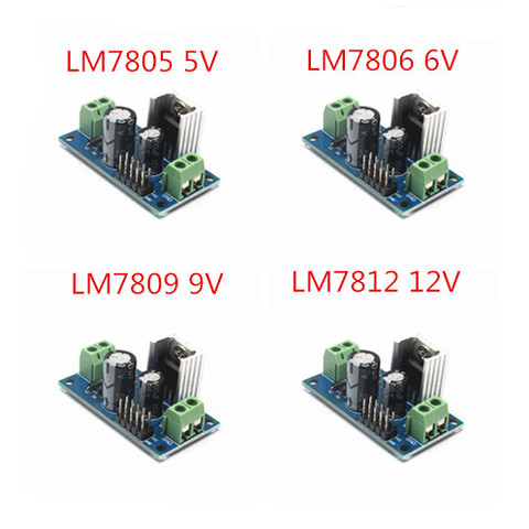 1 pièces LM7805 LM7806 LM7809 LM7812 DC/AC trois bornes régulateur de tension Module d'alimentation 5V 6V 9V 12V sortie Max 1.2A ► Photo 1/3