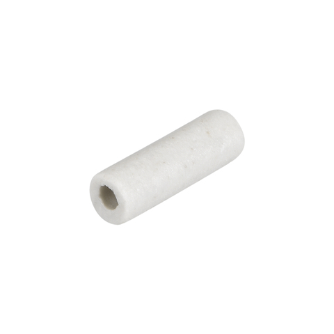 Uxcell 50 pièces 1mm Dia Tube d'isolation en céramique tuyau isolant en porcelaine à alésage unique pour élément chauffant ► Photo 1/3
