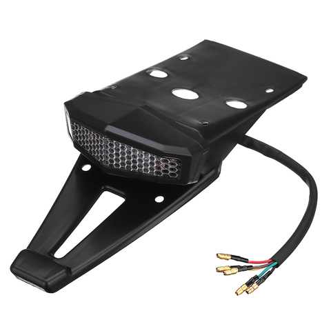 Moto ATV LED arrière frein arrière Stop indicateur lampe de signalisation universel clignotant pour KTM Enduro pour Bobber Dirt Bike ► Photo 1/6