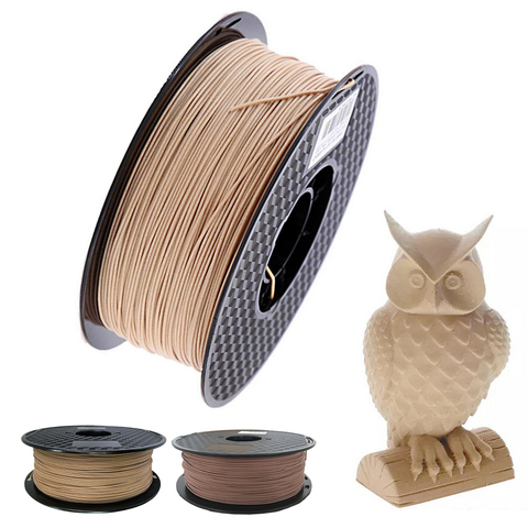 Filament PLA pour imprimante 3D, 1.75mm, Non toxique, 500g/250g, fournitures de Sublimation, effets en bois, matériaux d'impression 3D ► Photo 1/6