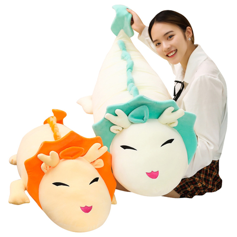 Dessin animé de mode Dragon Anime Miyazaki Hayao animé loin Haku mignon dinosaure poupée jouets en peluche oreiller poupées cadeau pour enfants et enfants ► Photo 1/6