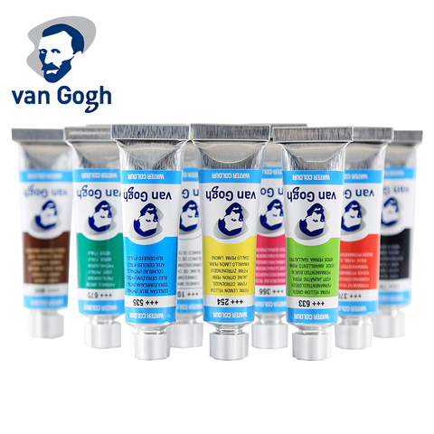 Tube de peinture Aquarelle Van Gogh 10ml 40 couleurs Aquarelle professionnelle pour peinture Aquarel Aquarelle Art fournitures ► Photo 1/6