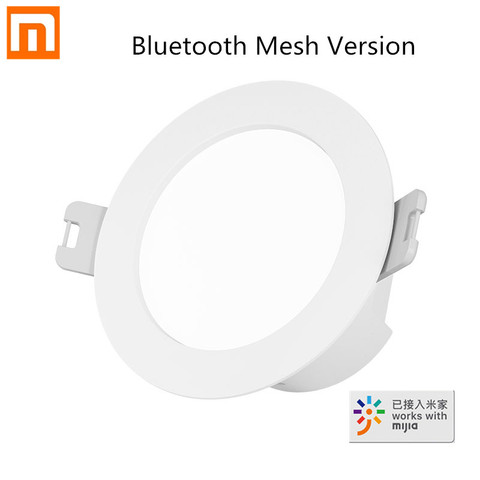 Stock Xiaomi Mijia Smart Led downlight Bluetooth et maille Version contrôlée par télécommande vocale ajuster la température de couleur intelligente ► Photo 1/6