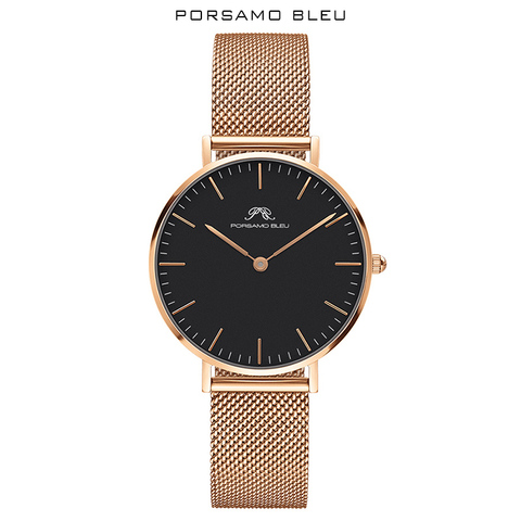 Porsamo Bleu, mouvement à quartz japonais, marque populaire, avec Daniel Wellington, montre pour femme ► Photo 1/1