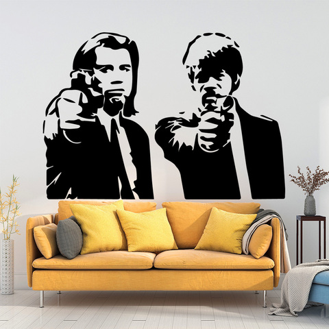 Autocollant mural romantique Banksy, en Pvc amovible, décoration murale pour chambre d'enfant, décoration pour maison de Style nordique ► Photo 1/6