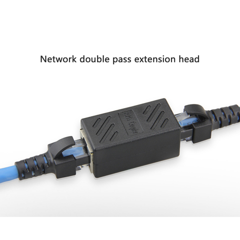 Femelle à femelle Ethernet CAT6 RJ45 connecteur coupleur Cat7 Cat5e câble réseau LAN RG45 UTP adaptateur d'extension de conecteur en ligne ► Photo 1/6