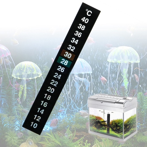 Thermomètre autocollant à coller pour Aquarium numérique, Aquarium, Aquarium, réfrigérateur, outil de mesure de la température, 1, 3/5 pièces/lot ► Photo 1/4
