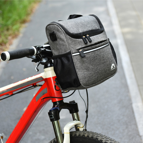 Sac de Tube avant de vélo imperméable, panier de guidon de bicyclette de montagne, sac de cyclisme, accessoires de bicyclette ► Photo 1/6