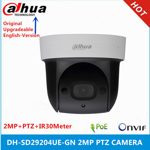 Dahua – caméra de surveillance extérieure PTZ IP POE hd 2MP/DH-SD29204UE-GN, avec microphone intégré et ZOOM x4, système Starlight (30M), détection de visage, produit d'origine, SD29204T-GN ► Photo 1/5