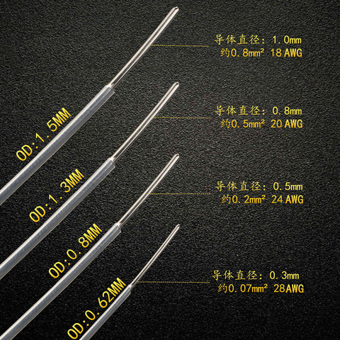 XANGSANE 0.62mm/0.8mm/1.3mm/1.5mm haute pureté sans oxygène pur argent dispersé bricolage hifi signal audio câble en vrac ligne dispersée ► Photo 1/6