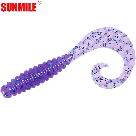 SUNMILE-Leurre Wobbler en Silicone Souple, appât artificiel idéal pour la pêche à l'alose, 55/75mm ► Photo 1/6