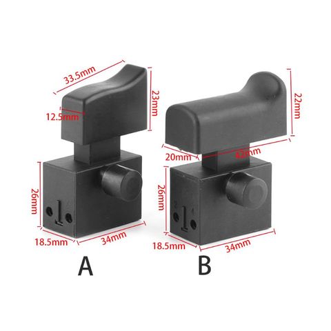 Perceuse électrique FA2-6/2B 250V ~ 5E4, verrouillage sur outil électrique, Machine de découpe, perceuse électrique, interrupteur de meuleuse d'angle ► Photo 1/6