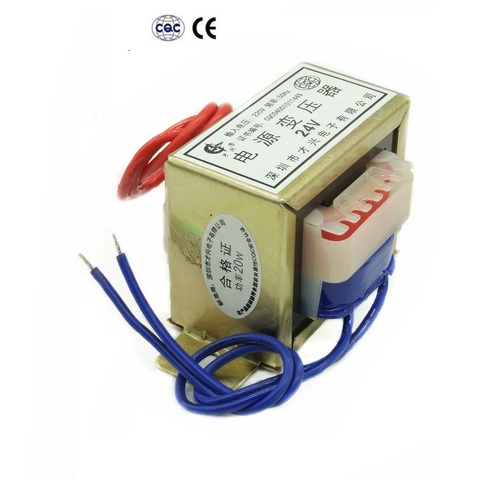 Transformateur 20W/VA EI57-20W V à 6V/9V/12V/15V/18V/24V, double tension (sortie 3 fils), alimentation ca, 220 ► Photo 1/1