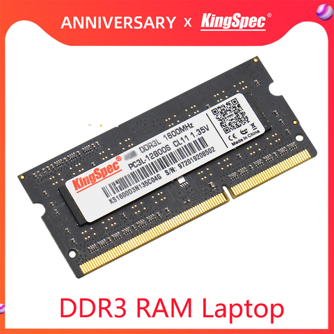 KingSpec ddr3 8GB 4GB 1600mhz DDR RAM mémoire mémoire vive pour ordinateur portable ddr 3 1600MHz Ram ddr3 4gb 8gb ram pour ordinateur portable ► Photo 1/6