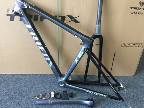 Trifox – cadre de vélo de course en fibre de carbone, couleur caméléon, DI2, mécanique ► Photo 1/6