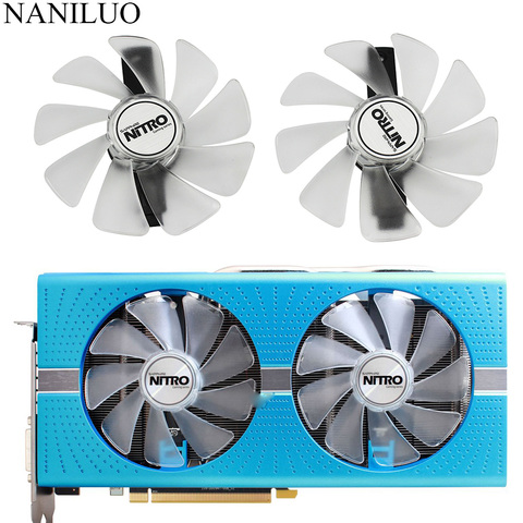 CF1015H12D FD10015M12D RX 590 580 480 470 570 GPU Refroidisseur Ventilateur Pour Saphir RX470 RX590 RX580 RX480 RX570 NITRO SpecialEdition Ventilateur ► Photo 1/6