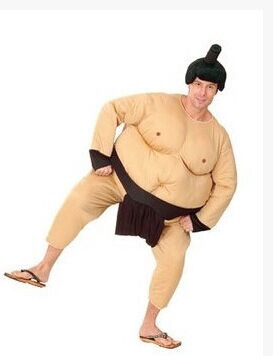 Sumo-Costume japonais de lutte contre la graisse, tenue d'halloween pour hommes, tenue fantaisie de fête de carnaval, tenue de scène ► Photo 1/4