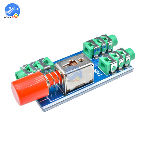 Carte de commutation Audio 3.5mm A/B bloc d'entrée Audio en option Module de Type de sortie choisi pour Kit amplificateur électronique bricolage ► Photo 1/6