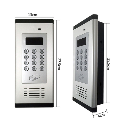 Système d'alarme de contrôle d'accès 3G GSM Intercom prend en charge la carte RFID pour les appartements fonctionnant pour les propriétaires de 200 pièces K6 ► Photo 1/6