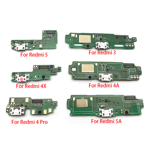 Câble de rechange pour Xiaomi Redmi 3 3S 4X 4A 4 Pro 5 5A 6A, pièces d'origine, Port de chargement USB, pièces détachées ► Photo 1/6