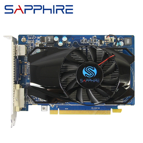 Utilisé SAPHIR HD6570 1 GO Pour Carte Vidéo AMD GPU Radeon HD 6570 GDDR5 128bit Cartes Graphiques PC Jeu D'ordinateur Pour Les Cartes Vidéo HDMI ► Photo 1/6